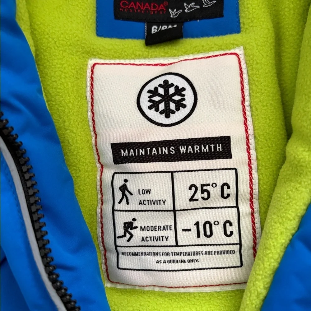 Canada Weather Gear NWT Baby One Piece Bodysuit Snowsuit 6-9 Months